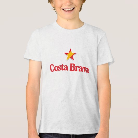スペインの星 – Costa Brava トライブレンドＴシャツ (正面)