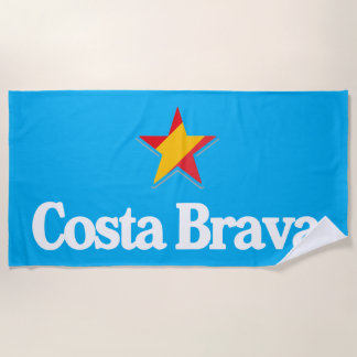 スペインの星 – Costa Brava ビーチタオル