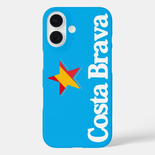 スペインの星 – Costa Brava Case-Mate iPhoneケース (裏面)