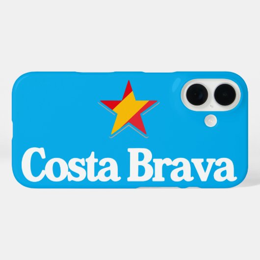 スペインの星 – Costa Brava Case-Mate iPhoneケース (裏面 (横))