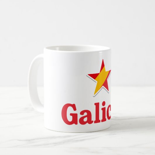 スペインの星 – Galicia コーヒーマグカップ (正面左)