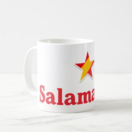 スペインの星 – Salamanca コーヒーマグカップ (正面左)