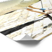 スペインの春のペリカン ポスター (角)