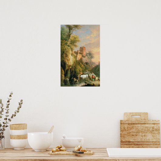 スペインの景 ポスター (キッチン)