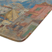 スペインの沿岸町(ヴィンテージスペインの景観) カッティングボード (角)