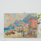 スペインの沿岸町(ヴィンテージスペインの景観) カード (スタンド正面)