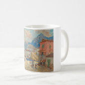 スペインの沿岸町(ヴィンテージスペインの景観) コーヒーマグカップ (正面右)
