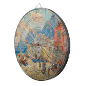 スペインの沿岸町(ヴィンテージスペインの景観) ダーツボード (正面右)