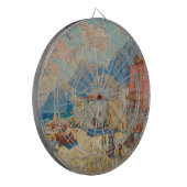 スペインの沿岸町(ヴィンテージスペインの景観) ダーツボード (正面左)