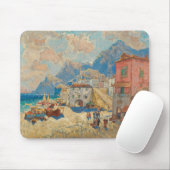 スペインの沿岸町(ヴィンテージスペインの景観) マウスパッド (マウス)
