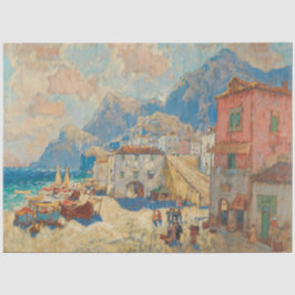 スペインの沿岸町(ヴィンテージスペインの景観) 薄葉紙