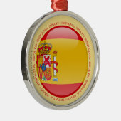 スペインの泡旗 メタルオーナメント (右)