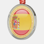 スペインの泡旗 メタルオーナメント (左)