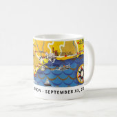 スペインの海岸マグカップ コーヒーマグカップ (正面右)
