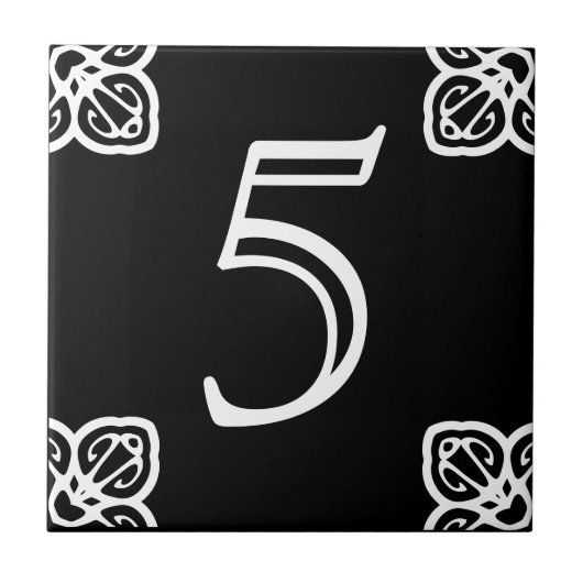 スペインの番号タイル タイル (正面)