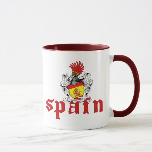 スペインの盾のマグ マグカップ (右)