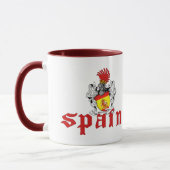 スペインの盾のマグ マグカップ (左)