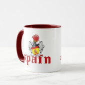 スペインの盾のマグ マグカップ (正面左)