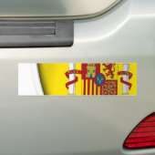 スペインの盾 バンパーステッカー (車上)