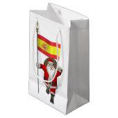 スペインの看板のあるサンタクロース スモールペーパーバッグ (正面アングル)