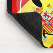 スペインの笑顔の国旗 マウスパッド (コーナー)