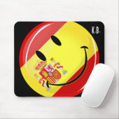 スペインの笑顔の国旗 マウスパッド (マウス)