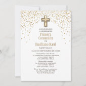 スペインの第1聖餐式招待状 招待状 (正面)