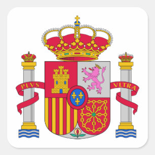 スペインの紋章付き外衣 スクエアシール