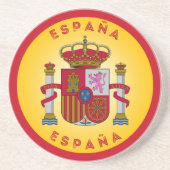 スペインの紋章 サークル型 コースター (正面)