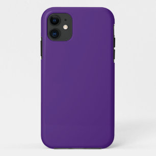 スペインの紫無地の色 iPhone 11 ケース