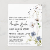 スペインの結婚クリスマスの花 チラシ (正面)