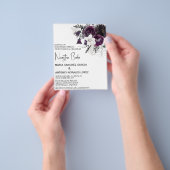 スペインの結婚ハロウィーンフラワーヌエストラボダ チラシ (手)