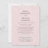 スペインの結婚式招待状バイリンガルNuestra Boda 招待状 (裏面)