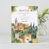 スペインの結婚式招待状 招待状 (スタンド正面)