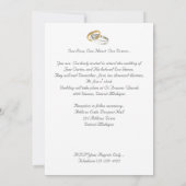 スペインの結婚式招待状「金の指輪とコイン」 招待状 (裏面)