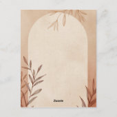 スペインの結婚式　サンキューカード 招待状 (裏面)