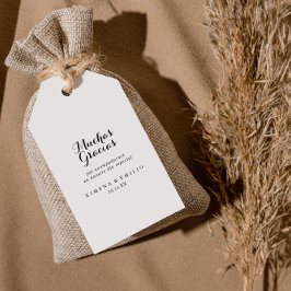 スペインの結婚感謝 ギフトタグ