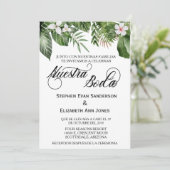 スペインの結婚熱葉帯 招待状 (スタンド正面)