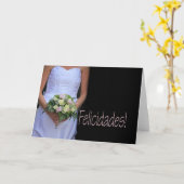 スペインの結婚祝 カード (黄色い花)