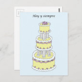 スペインの結婚祝 ポストカード (正面/裏面)