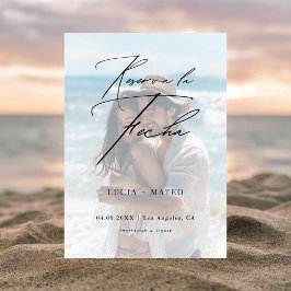 スペインの結婚 | Reserva La Fechaフォトオーバーレイ セーブザデート