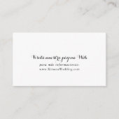 スペインの結婚webサイト エンクロージャーカード (正面)