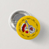 スペインの縁どお土産ボタン 缶バッジ (正面&裏面)