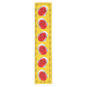 スペインの縁どバラテーブルランナー ショートテーブルランナー (正面)