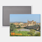 スペインの美しい都市コルドバへの旅行 マグネット (正面/裏面)