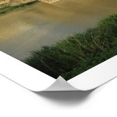 スペインの聖ヤコブの道プエンテ・ラ・レイナ ポスター (角)