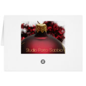 スペインの聖降誕祭の祝辞と祝儀 (裏面横)