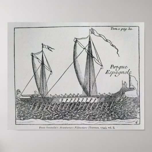 スペインの船 ポスター (正面)