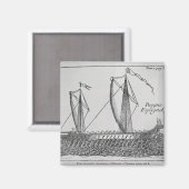 スペインの船 マグネット (正面/裏面)