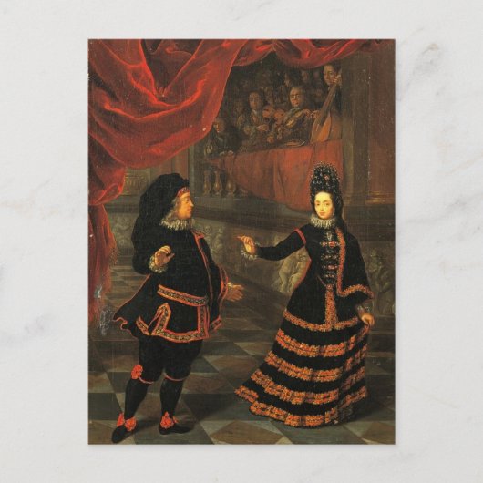 スペインの衣装 ポストカード (正面)